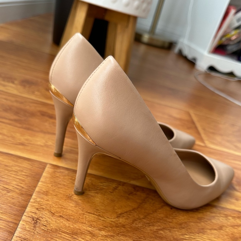 Calvin Klein Pointy Nude Heels